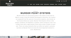 Desktop Screenshot of murderpointoysters.com