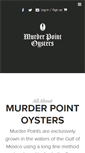 Mobile Screenshot of murderpointoysters.com